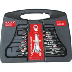 Rothenberger Maul/Gelenk-Ratschenschl.ROCLICKSet,7tlg