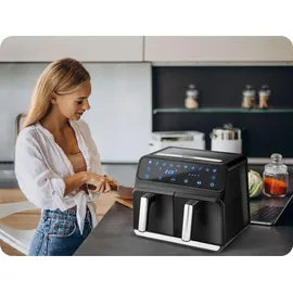Berdsen Heißluftfritteuse BD-653 schwarz/silber