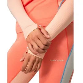 KARI TRAA Alma Half Zip Langarm-baselayer Coral L