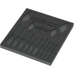 9812 Schaumstoffeinlage TORX HF Schraubendreher Set 1, ohne Werkzeug,