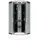 AcquaVapore D58-63M1 Fertigdusche 100 x 100 cm links Schwarz Sicherheitsglas ESG