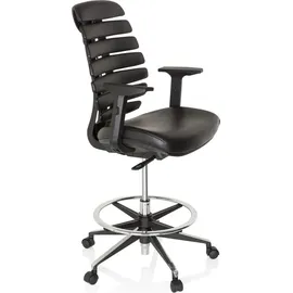 HJH Office Ergo Line II Work Leder schwarz