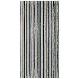 CAWÖ Life Style Streifen 7048 Handtuch 50 x 100 cm kiesel