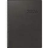 Baier & Schneider rido/idé 7027501906 Buchkalender Mod. Conform 2026 A4, Kunststoff, schwarz