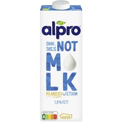 Alpro Not Milk Haferdrink 1,8% 8 x 1 l (8 l)
