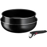 Tefal Kochgeschirr-Set 3-teilig Ingenio Easy Cook N Clean L1539153