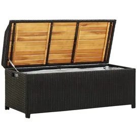 vidaXL Sitzbank 123 x 54 x 50 cm Schwarz