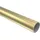 Interdeco GARDINENSTANGE Prestige Luino 240 cm (geteilt in 2 x 120 cm), 1-läufig (ohne Ringe), 20 mm Ø Messing-Optik