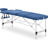 Physa Massageliege - 185 x 60 x 60 - 81 cm - 180 kg Blau