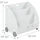 Relaxdays Kinderbücherregal 57 x 62 x 42 cm MDF weiß/grau/schwarz