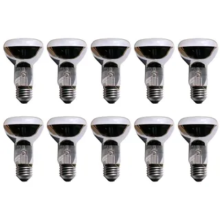 NCC-Licht 10 x Eco Halogen Reflektor R63 42W = 60W E27 matt Glühbirne Glühlampe dimmbar