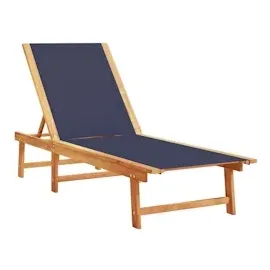vidaXL Sonnenliege 200 x 66 x 98 cm Blau