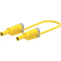 ELECTRO PJP 2712-IEC-CD1-100J Messleitung Bananenstecker 100 cm Gelb 1