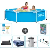Frame Pool Rund - 244x51 Cm - 7-teilig  S82