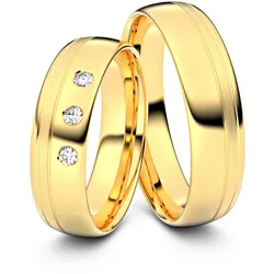 Trauringe Cottbus 333er Gelbgold - 7293