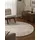 ELLE DECORATION Beans meliert, braun, natur, H:10mm Ø:160cm, Wolle, Teppiche, Handweb Teppich Wolle, Rund, Perlenstruktur, Wohnzimmer, Schlafzimmer