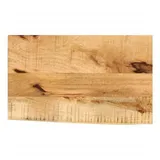vidaXL Tischplatte 50x20x2,5 cm Baumkante Massivholz Raues Mangoholz