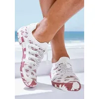 VENICE BEACH Aquaschuh Damen weiß / bordeaux Gr.40