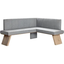 Home Affaire Eckbank HOME AFFAIRE "Nina Küchenbank, Polsterbank, Esszimmerbank, Breite 185x 150 cm", grau (antarctica, dekor eiche ontario), B:185cm H:88cm T:150cm, Polyester, Polyurethan, Spanplatte, Sitzbänke, Eckbank, Moderne Bank in tollen Farben, Anzahl