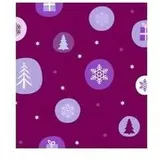 Ursus Transparentpapier 115 g/qm A4 25 Blatt Winterzauber flieder/brombeer