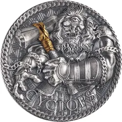 Götter und Helden: 1-Unzen-Silber-Gedenkmünze "Zyklop"