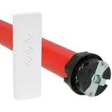 SuperRollo Funk Rollladenmotor 10 Nm), inkl. Fernbedienung, Rohrmotor mit Funksteuerung, bis 3,5 m2 Rolladenfläche (Rollladen max. 20 kg), Komplettset für 60 mm Achtkantstahlwelle