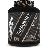 DY Nutrition Dorian Yates Nutrition SHADOWHEY Concentrate | Whey Protein Pulver | 2000 g (Cookies - Cream - Kekse mit Sahne)
