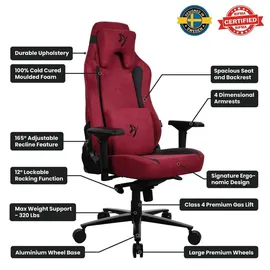 Arozzi Vernazza Supersoft Gaming-Stuhl Rot