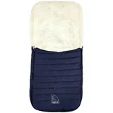 Heitmann-Felle Heitmann Felle Fußsack Eisbärchen - Steppfußsack, für die Übergangszeit, ideal für Kinderwagen & Buggy, waschbar blau