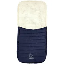 Heitmann-Felle Heitmann Felle Fußsack Eisbärchen - Steppfußsack, für die Übergangszeit, ideal für Kinderwagen & Buggy, waschbar blau