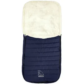 Heitmann-Felle Heitmann Felle Fußsack Eisbärchen - Steppfußsack, für die Übergangszeit, ideal für Kinderwagen & Buggy, waschbar blau