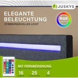 Juskys Polsterbett Verona - Dunkelgrau