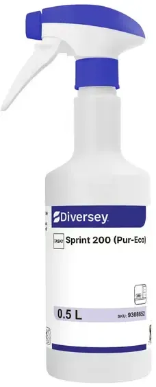 Sprühflasche Diversey Sprint 200 Eco Leerflasche 500 ml Nachfüllflasche für Alkoholreiniger Sprint 200 Eco