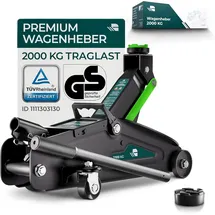 CARGO VA Intelligent Vehicle Accessories Rangierwagenheber Stahl 130–330 mm grün/schwarz