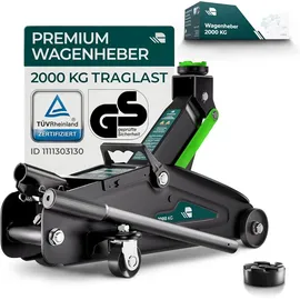 CARGO VA Intelligent Vehicle Accessories Rangierwagenheber Stahl 130–330 mm grün/schwarz