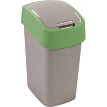 Curver Flip Bin 9 l silber/grün