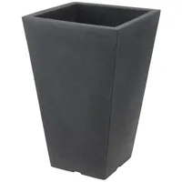 Spetebo Pflanzsäule 55 x 37 x 55 cm Anthrazit