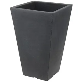 Spetebo Pflanzsäule 55 x 37 x 55 cm Anthrazit
