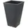 Spetebo Pflanzsäule 55 x 37 x 55 cm Anthrazit