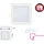 V-Tac 12W LED Panel Slim 170x170mm eckig weiß