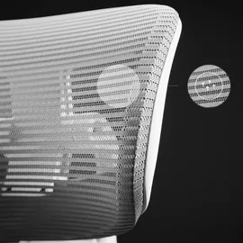 Diablo Chairs V-Light Netzstoff Hellgrau