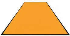 Schmutzfangmatte Colorstar, weiches orange, waschbar 7460115180150-C50 , Maße (B x T): 115 x 180 cm, glatter Rücken