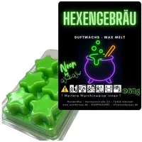 WonderWax Duftwachs WonderWax® Neon Duftwachs 6 Sterne (Hexengebräu), Duftrichtung: Hexengebräu
