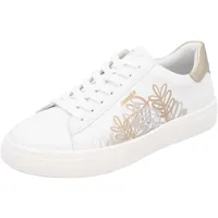 REMONTE Damen Sneaker D2J00, Frauen Halbschuhe,lose Einlage,sportlich,straßenschuhe,Strassenschuhe,Sportschuhe,Weiss Kombi (81),41