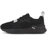 Puma Wired Run Ps Sneaker, Puma Black Puma White, 30