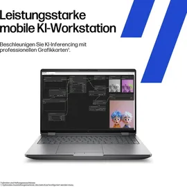 HP ZBook Fury G1i 16 16'' Intel Core Ultra 9 285HX 64 GB RAM 2 TB SSD RTX 4000 Win11 Pro Silber