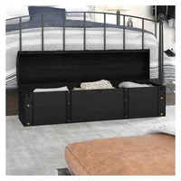 VidaXL Aufbewahrungstruhe Massivholz Vintage-Stil 120x30x40 cm