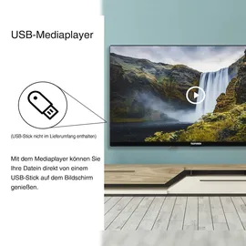 Telefunken XH24O550M-W 24" LED HD-Ready TV weiß