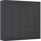 Rauch Drehtürenschrank MAINZ 226 x 210 x 54 cm Grau