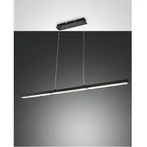 Fabas Luce Ling 1-flg. 32W Downlight und 8W Uplight 40 cm schwarz Metall